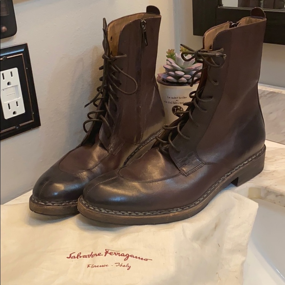 Salvadore ferragomo high chelsea boots for men . - Picture 1 of 1